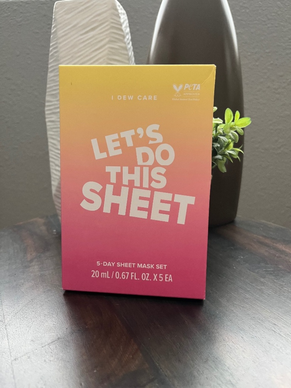 I Dew Care Let's Do This Sheet 5-Day Sheet Mask Set
